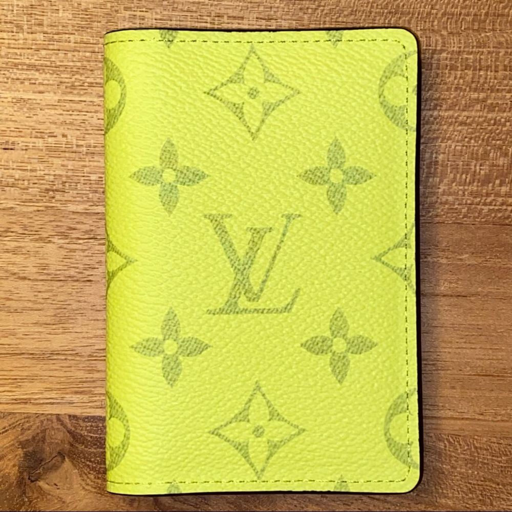 Louis Vuitton Taigarama pocket organizer Bahia Yellow